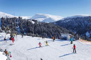 das Skigebiet Meran 2000 oberhalb von Meran in Südtirol das Skigebiet Meran 2000 oberhalb von Meran in Südtirol