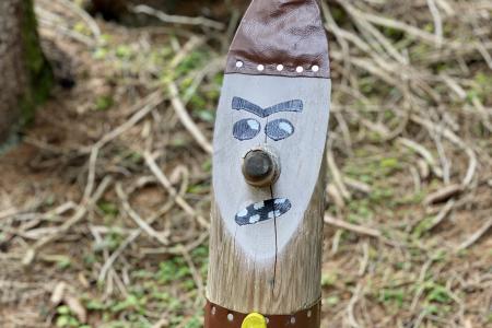 Zwerg auf dem Sagenweg im Aberstückl