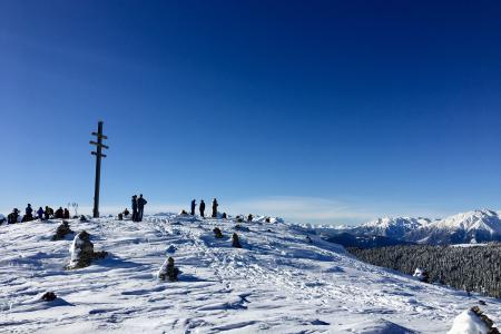 Stoanerne Mandln im Winter