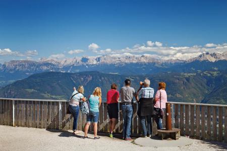 Aussichtspunkt Penegal am Mendelpass, Südtirol