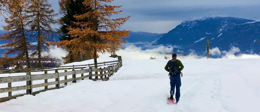 Schneeschuhwanderung in Richtung Steinerne Mandl Schneeschuhwanderung in Richtung Steinerne Mandl