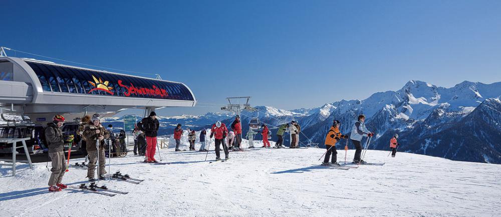 Umlaufbahn im Skigebiet Schwemmalm Umlaufbahn im Skigebiet Schwemmalm