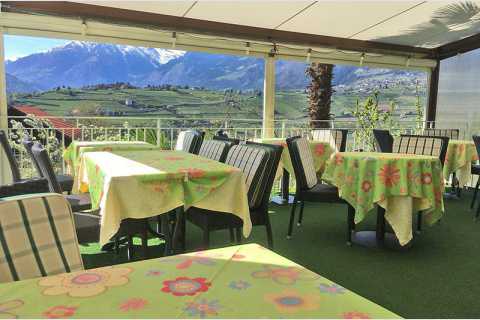 Pension Planta** Terrasse