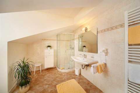 Badezimmer Mayerhof in Kuens bei Meran