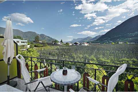 herrlicher Ausblick vom Westbalkon