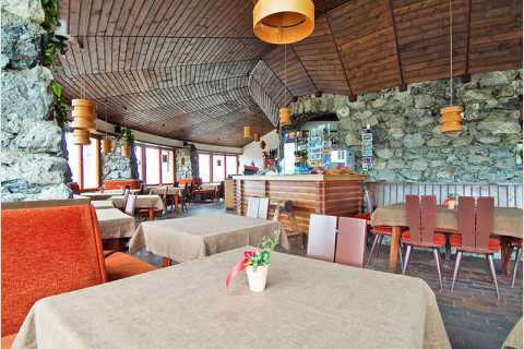 Alpine guesthouse Tibet Hut  Stelvio Pass in South Tyrol