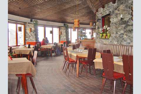 Alpine guesthouse Tibet Hut  Stelvio Pass in South Tyrol