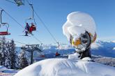 Chairlift in Merano 2000, South Tyrol